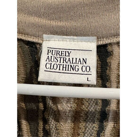 Purely Australian Clothing Co. 100% Pure New Wool Coogi Style Vest Men's Large - Picture 2 of 13